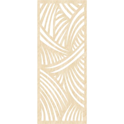 Image of Chester Decorative Pierced Fretwork Wood Wall Panels, 19 3 /8 inchW x 49 3 /8 inchH x 1 /4 inchT, Birch