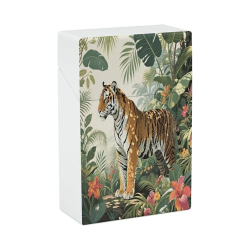 Tiger �{�^�j�J���v�����g�V�K���b�g�P�[�X �����Y ���f�B�[�X 97mm �L���O �ʏ�T�C�Y �������X�^�C���b�V���ȃV�K���b�g�{�b�N�X �h�� �V�K���b�g�z���_�[ �▭�ȃV�K���b�g���[�P�[�X 20��