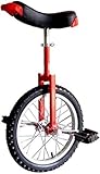 Unicycle, 20/24 inch Wheel Balance Bike, Adjustable seat Height, Suitable for Stunts, Street Riding(A,20
