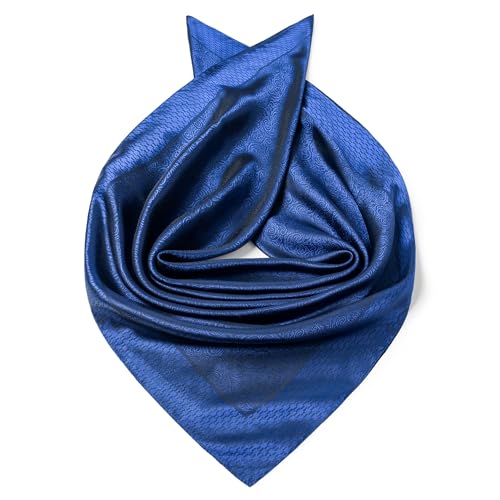 Image of 35 inch Men's Large Square Jacquard Scarf - Cowboy Wild Rugged Style, With Gift Packed