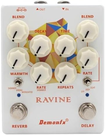 Demonfx RAVINE Reverb Delay Numerous Set Options