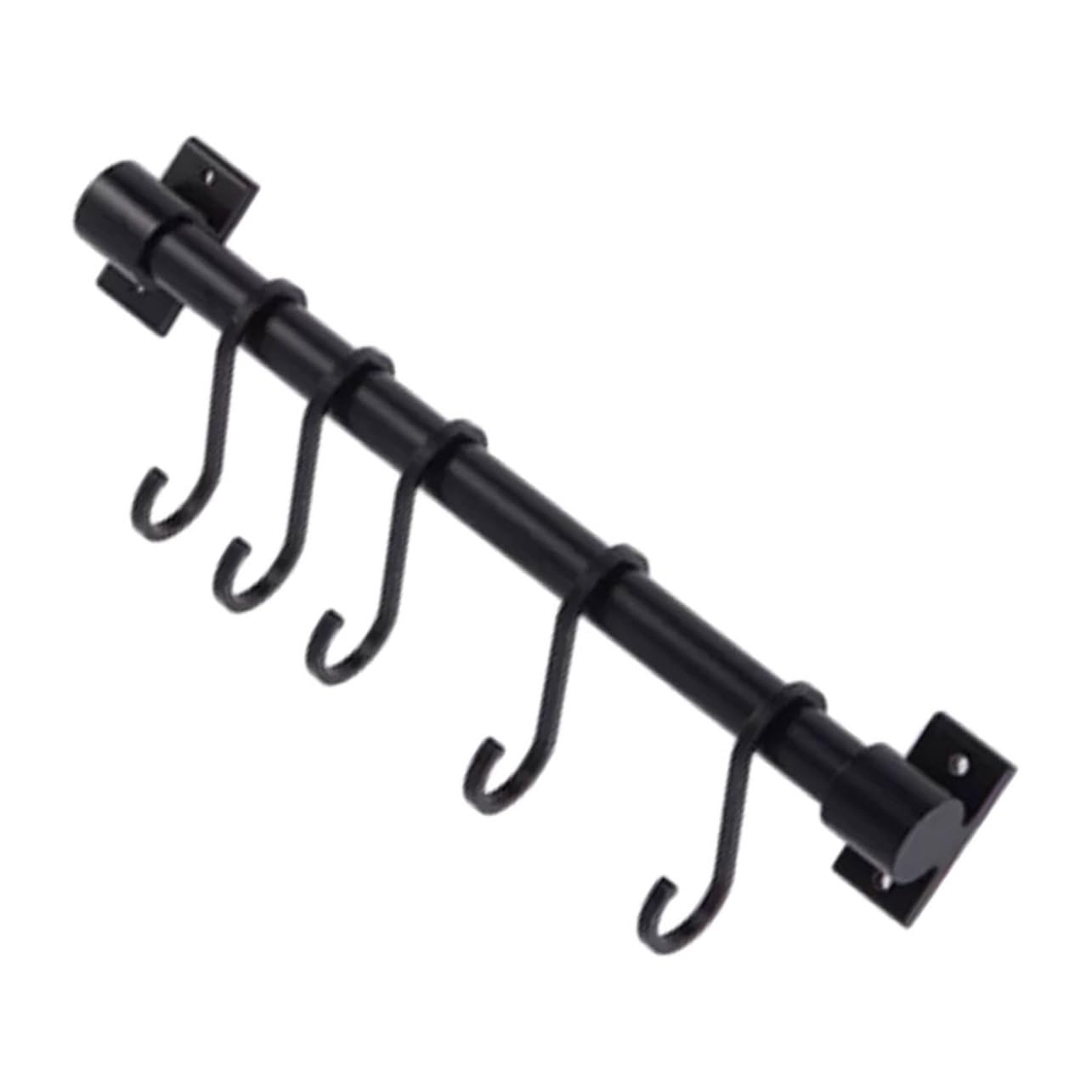 Sosoport 1Set Wall Mounted Kitchen Utensil Rack Hanging Organizer with Removable Hooks Multi Functional Storage for Kitchen Bathroom and Home Decor