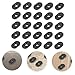 Luxshiny 25pcs Metal Slide-in T-Slot Nuts Easy Install Flat T-nut Blocks for Home Projects and Industrial Use Precision Crafted Assembly for Extrusion Profiles