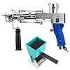 Tapijt Tufting Gun Elektrisch tapijt Tufting Gun Verstelbare gesneden pool tapijt weefmachine 7-21 mm handbreimachine voor het snel weven van tapijten Inclusief een handlijmapplicator