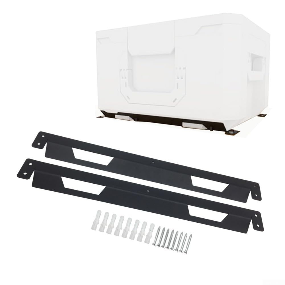Soportes de montaje de metal para Toughbuilt para StackTech, tacos de montaje en pared de hierro resistente para cajas de herramientas, sistema de almacenamiento seguro para taller, garaje, banco de