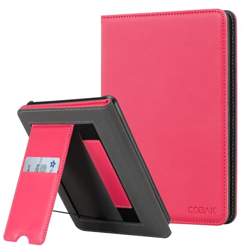 Image of CoBak Case with Stand for 6.8 inch E-Book Reader -Cover with Auto Sleep Wake,Card Slot,Hand Strap Feature - Fits 11th Generation(not Compatible with Meebook /KoBo)