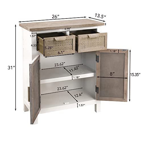 Woodstoragecabinetwith2drawersanddoorsmodernwoodensideboardaccentcabinetfordiningroomlivingroomentryway Urban Country Home Decor Wood storage cabinet with 2 drawers and doors modern wooden sideboard accent cabinet for dining room living room entryway urban country home decor