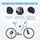 AUTOLIGHT 24 Fahrrad Transportschutz-Set 6-teilig – Rahmenschutz, Kettenschutz, Felgenschutz, Pedal- & Gabelschutz mit Klettverschluss + Aufbewahrungstasche