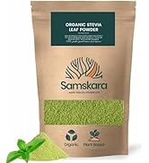 Pure Bio(Asteraceae) Natuurlijk Stevia-poeder | 100% natuurlijk gemalen stevia-bladeren | BIO...