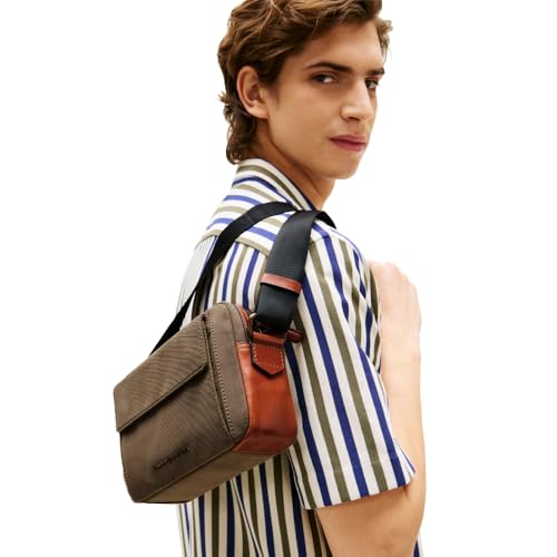 Tommy Hilfiger Casual Small Messenger Bag with Water Repellent Nylon, Zipper and Adjustable Strap2