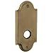 Baldwin R031050LPV Satin Brass and Black Individual 5.9" Height Arch Left Handed Privacy Rosette