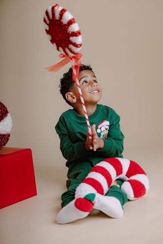 Image of Bluey Halloween Christmas Fleece Sweatshirt and Jogger Pants Outfit Set Toddler to Big Kid Sizes (2T - 10-12)