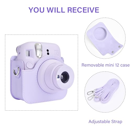 Funda para Cámara Rieibi Compatible con Fuji Instax Mini 12 miniatura 2