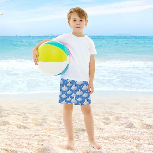 Short de plage avec cordon de serrage et taille élastique 4T - 3