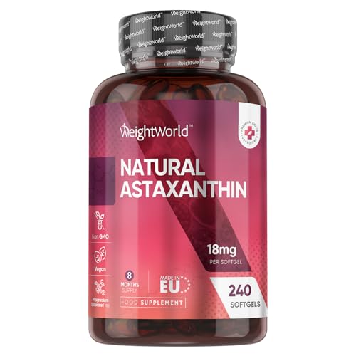 Vegan Astaxanthin Supplements 18mg (240 Softgels)