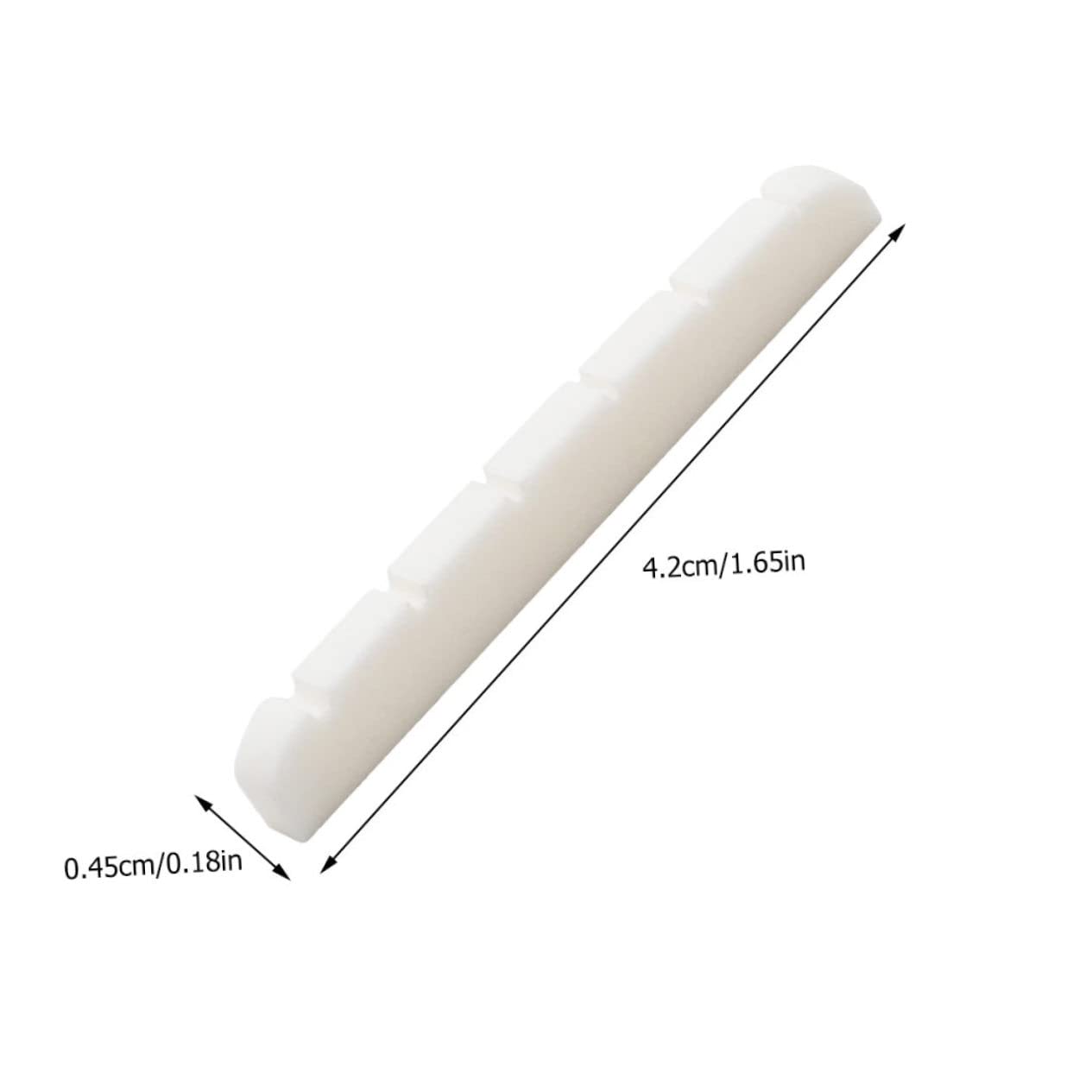 VICASKY Guitar Bridge Adjustment Nuts 6 String Nut Electric Guitar Parts Ox Bone Enhance Tone Sustain Guitar Accessories