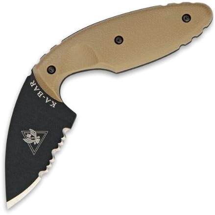 KaBar Cutlery - TDI Law Enforcement Knife, Coyote Brown, ComboEdge