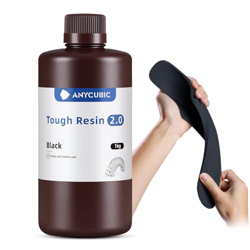 ANYCUBIC Tough Resin 2.0 1kg Black 3D Printer Resin