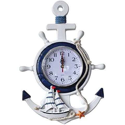 WINOMO Nautical Anchor Wall Clock Cover