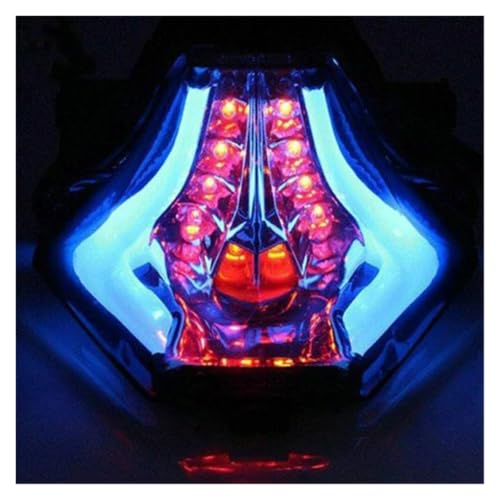 Luz trasera de freno con intermitente LED integrado para motos MT07 y R3