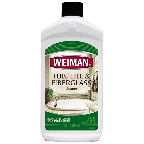 Weiman Tub Tile and Fiberglass Cleaner 16oz bottle (pack of 2) by Weiman