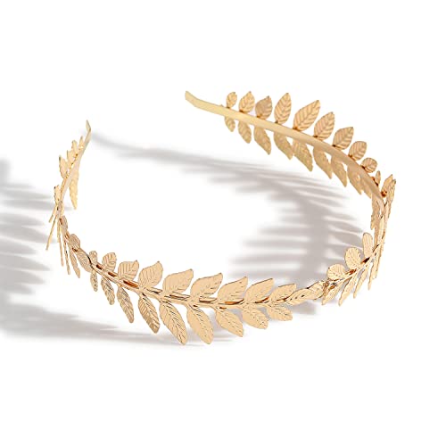 SOHI Gold plated Hair band for Women and Girls |Pearl Head band | Head Jewellery for women | Hair belt for girls | Fancy hair band | Hair Accessories for brides | Stylish & Trendy