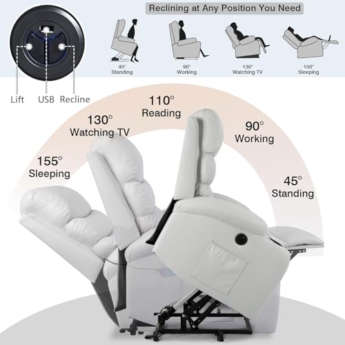 Sillón eléctrico reclinable con masaje y calor miniatura 5