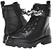 Karl Lagerfeld Paris Women's Maxi Chain Combat Boot Fashion, Black, 8