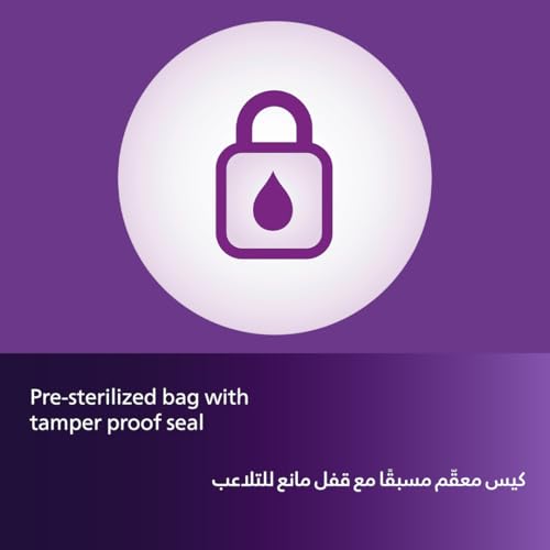 Image of Philips Avent Breast Milk Storage Bags - 25 Bags | Ultimate Protection for Your Breast Milk | Can be stored in The Fridge or Freezer | Pre-sterilized for immediate use | SCF603 /25