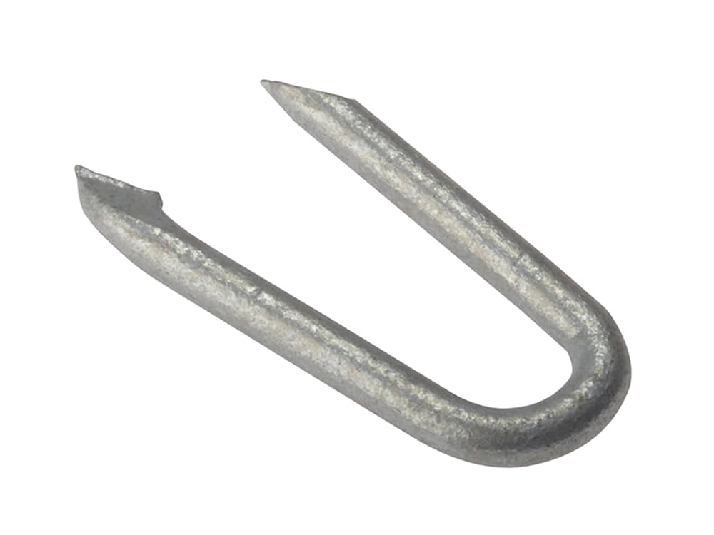 ForgeFix FORNS30GB500 Netting Staple Galvanised 30mm Bag Weight 500g |