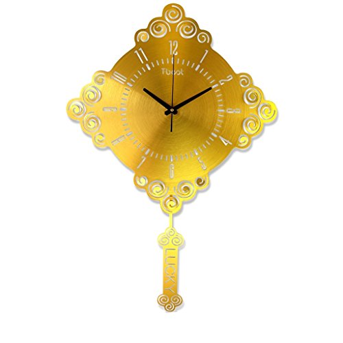 Creative Light-20 inches Modern minimalist Good luck mute quartz wall clock
