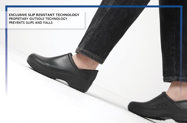 Miniatura 8 de Shoes for Crews Zuecos de trabajo antideslizantes para mujer, cómodos, antideslizantes, para el servicio de alimentos, hospitalidad, mantenimiento y