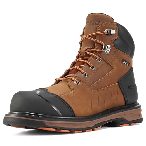 NINGO Steel Toe Work Boots
