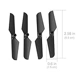 ZSWWang 4PCS Quick Release Low Noise Propeller Compatible with Syma X11 X11C Aircraft RC Drone Spare...