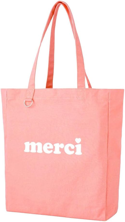 Amazon | [ミルクフェド] トートバッグ MERCI LOGO TOTE