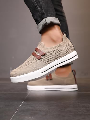 Men's Casual Shoes, with Breathable mesh Upper and Soft Sole. Sporty Men's Shoes for Wearing one After Another. Fashionable Sports Flat Shoes.4