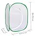 Pllieay Collapsible Insect and Butterfly Habitat Net with Instructions, Terrarium Pop-up 23.6 inches Tall White Kids Butterfly Net