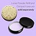 ANNA SUI Loose Face Powder, Mini Compact Only, Refill Sold Separately, With Puff and Lid decorated with Anna Sui's icon Butterfly Motif, 01 Gold