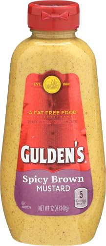 Image of Guldens, Mustard Brown Spicy Squeeze Bottle, 12 Ounce
