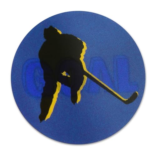Image of iscream + Corey Paige Designs Fold and Send Boys Stationery - Play Hockey | 8 Pack, Fun Print, Large Format 8.7 inch x 5.4 inch Cards, Sturdy Lenticular Picture Changing Stickers, Summer Camp Ready