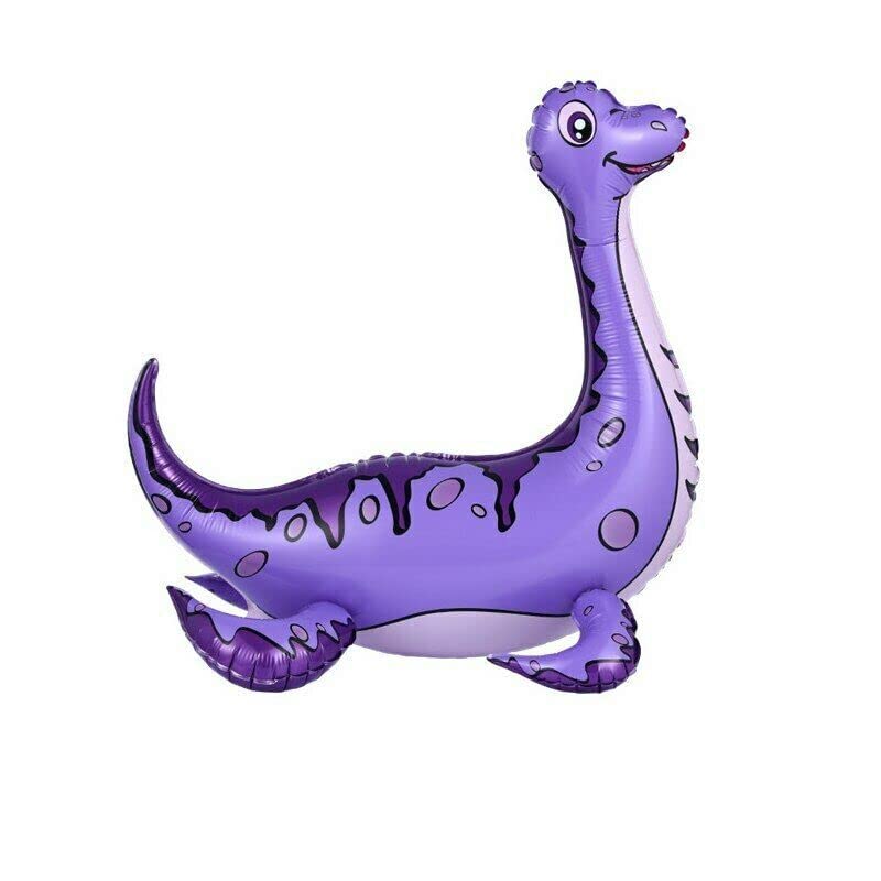Purple Plesiosaurus 3D Dinosaur Foil Balloon, 60cm