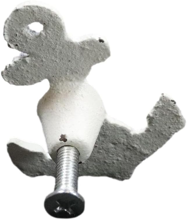 Miniatura 5 de Ebros Gift Paquete de 6 piezas rústicas envejecidas envejecidas pintadas a mano de hierro fundido náutico marino barco ancla cajón gabinete puerta