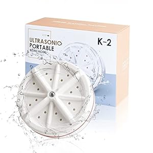 Mini Washing Machine, Portable Ultrasonic Washing Machine, 3 In 1 Lazy Magic Laundry Turbine Removes Dirt Washer with…