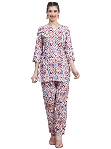 Image of Truvon Fashions Women Cord Set, Kurta and Pant Set