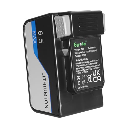 Image of 6.5Ah Replacement Battery for Hoover ONEPWR BH25040 BH15030 BH25030 BH15260PC Compatible with All Hoover OnePwr Cordless Vacuum Cleaner (BH25040)