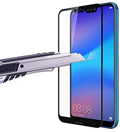 Image of TempGlow Screen Protector for Huawei Honor Nova 3E (Black) Tempered Glass Edge-to-Edge 6D Screen Guard With Installation Kit