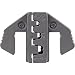 Produktbild TOOLCRAFT PLE-0C Crimp-Einsätze Flachstecker Quetschbereich: 0.5 bis 6 mm² Passend für Marke (Zangen): TOOLCRAFT PZ-500