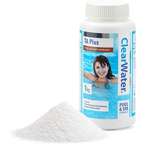 Clearwater CH0030 TA Plus Alkalinity Increaser for Swimming Pool and Spa Treatment, White, 19.0 cm*9.7 cm*9.7 cm Cover