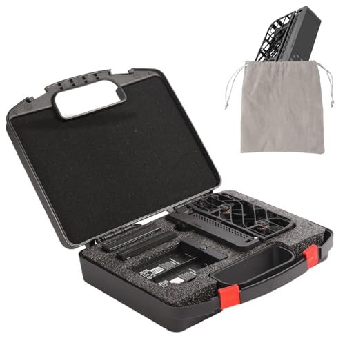 Black Camera Cases for Hoverair X1 Drone & Smart Hoverair X1 Case and Device Body Bag - Store Drone, Charger, and 2 Batteries - X1 Drone Bag for Hover X1 Camera Drone Fits Hover Air X1 Drone