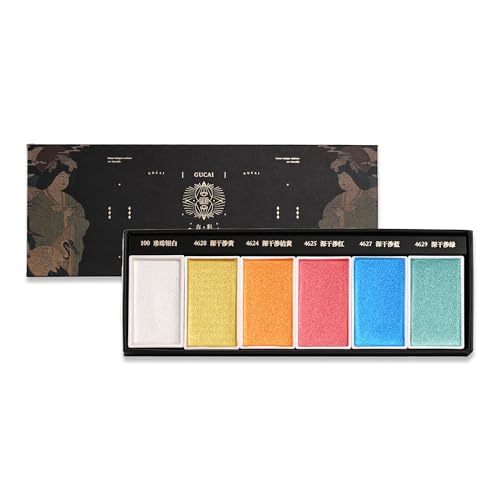 rubens Watercolor Paint Set 6 Colors,Professional Art Supplies,Watercolor Travel Palette for Adults，Artists,Adults Beginner